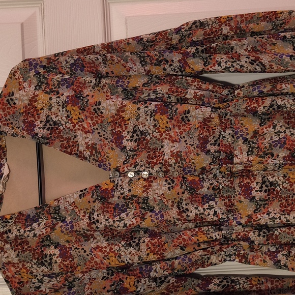 Women's Floral Multi Colored Dress - Picture 2 of 3